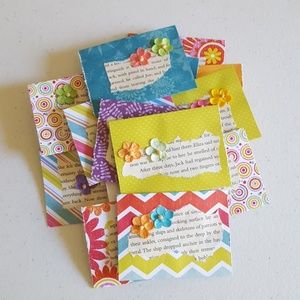 18 Small decorative envelopes for Journaling